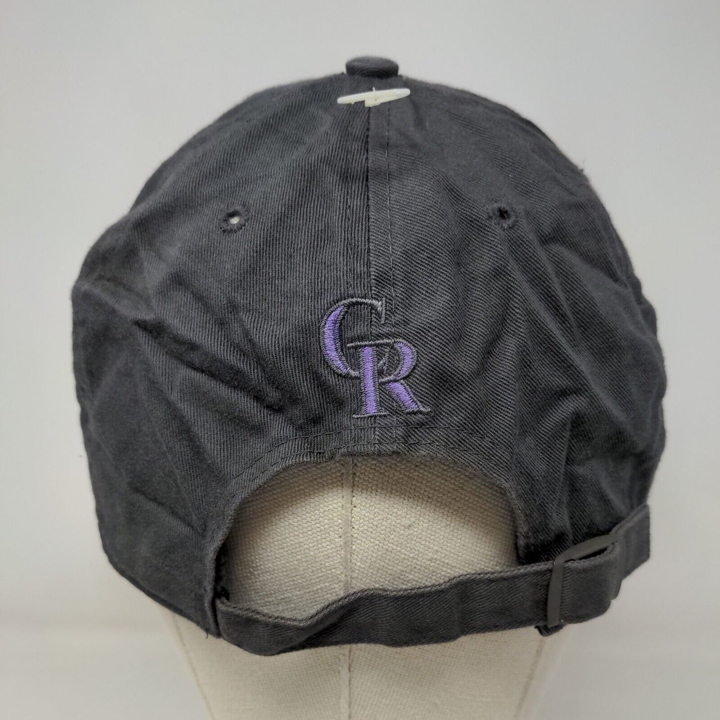 Colorado Rockies Slideback Hat Gray OSFA Box Seat MLB Genuine Merchandise