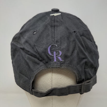 Colorado Rockies Slideback Hat Gray OSFA Box Seat MLB Genuine Merchandise