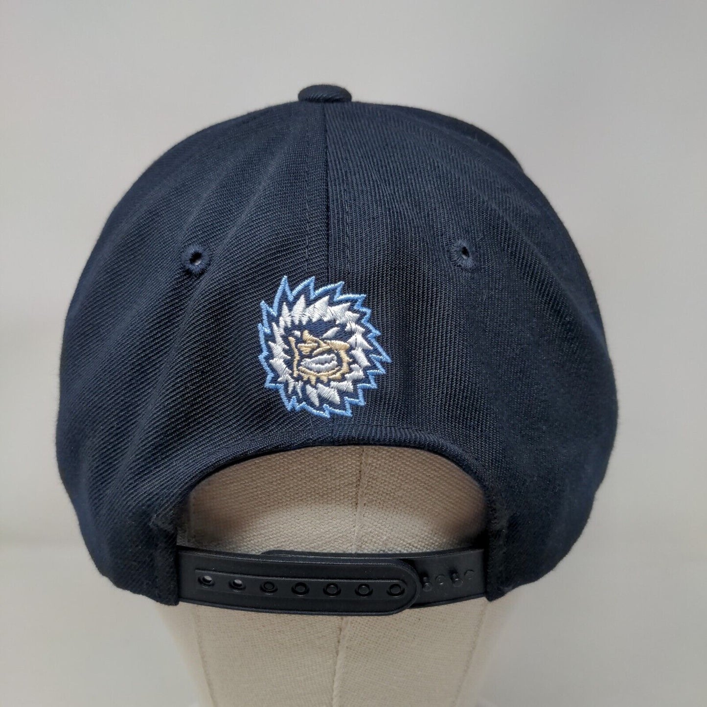 Jax Snapback Hat Blue One Size Embroidered Adjustable 6 Panel Zephyr