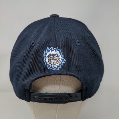Jax Snapback Hat Blue One Size Embroidered Adjustable 6 Panel Zephyr