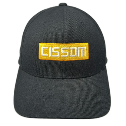 Cap America Snapback Black One Size Hat CISSDM Fortinet Logo Acrylic Wool Blend