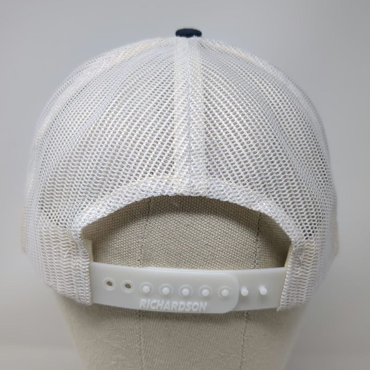 Richardson Trucker Hat Blue White L Mesh Snapback Bakes Brewing Co Embroidered