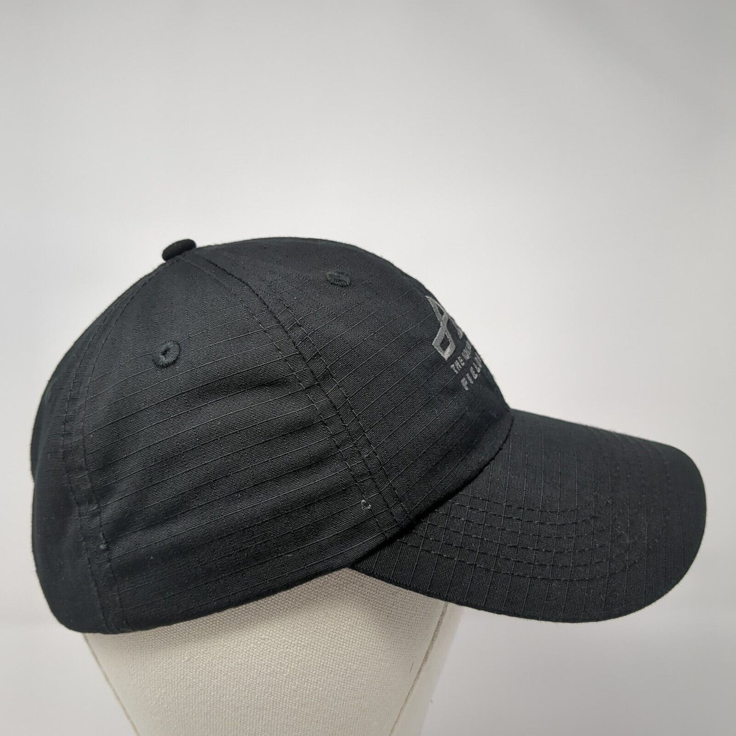 The Idaho Outdoor Fieldhouse Strapback Hat Black One Size Embroidered