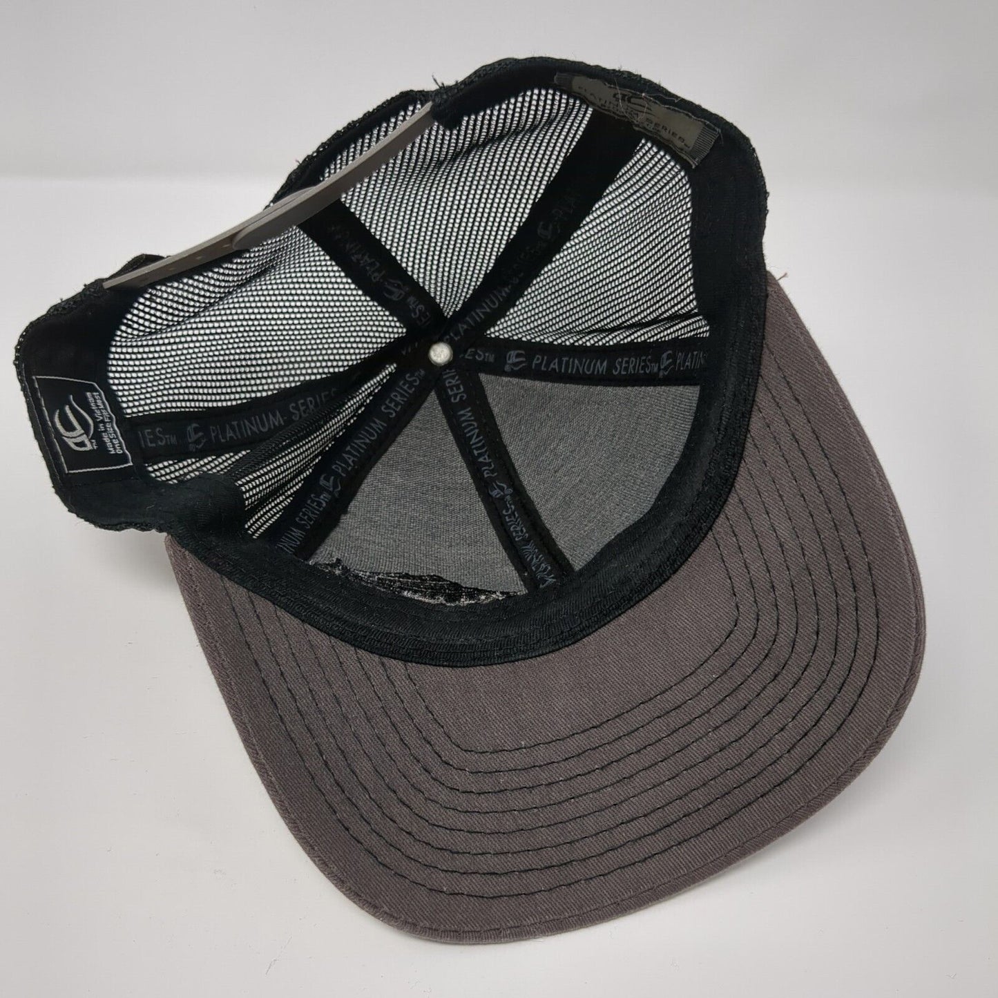 Great Western Recreation Snapback Trucker Hat Gray OS Mesh Back Outdoor Cap