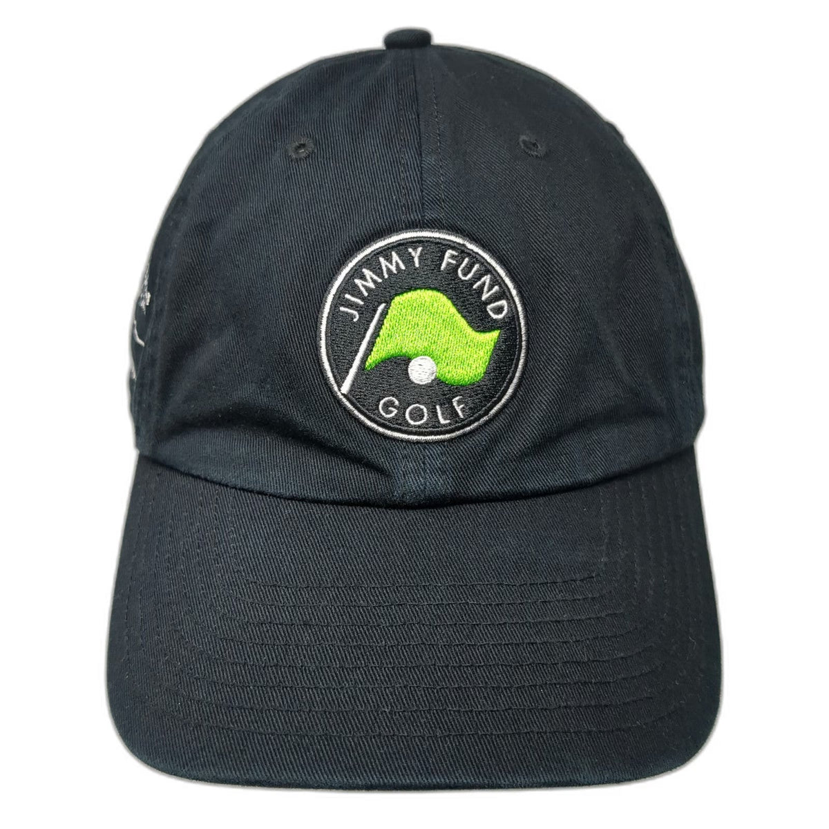 '47 Jimmy Fund Golf Dana-Farber Defy Cancer Black Baseball Cap Hat One Size