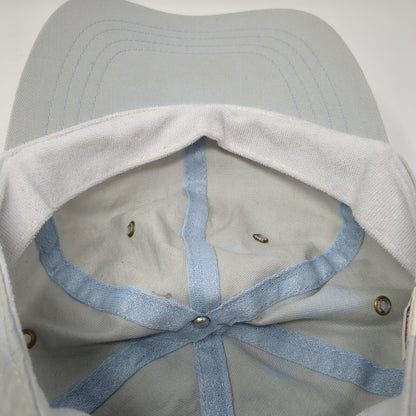 Faded Glory Strapback Hat Blue One Size Adjustable Vented Holes 6 Panel Blank