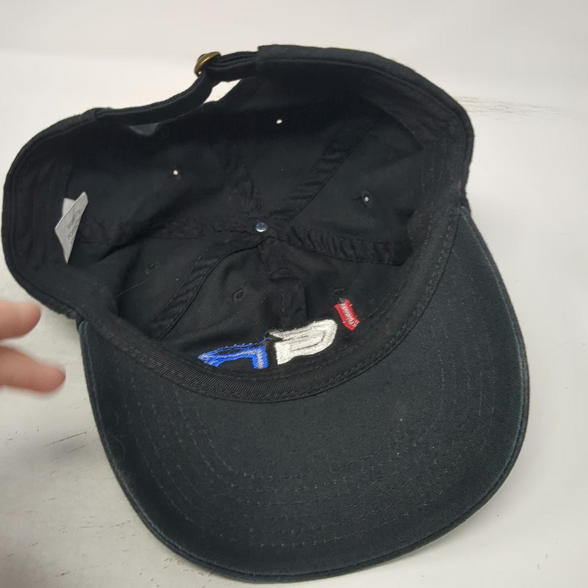 Jack Grote Racing JGR Black OSFM Baseball Cap Cotton Adjustable Slideback Hat