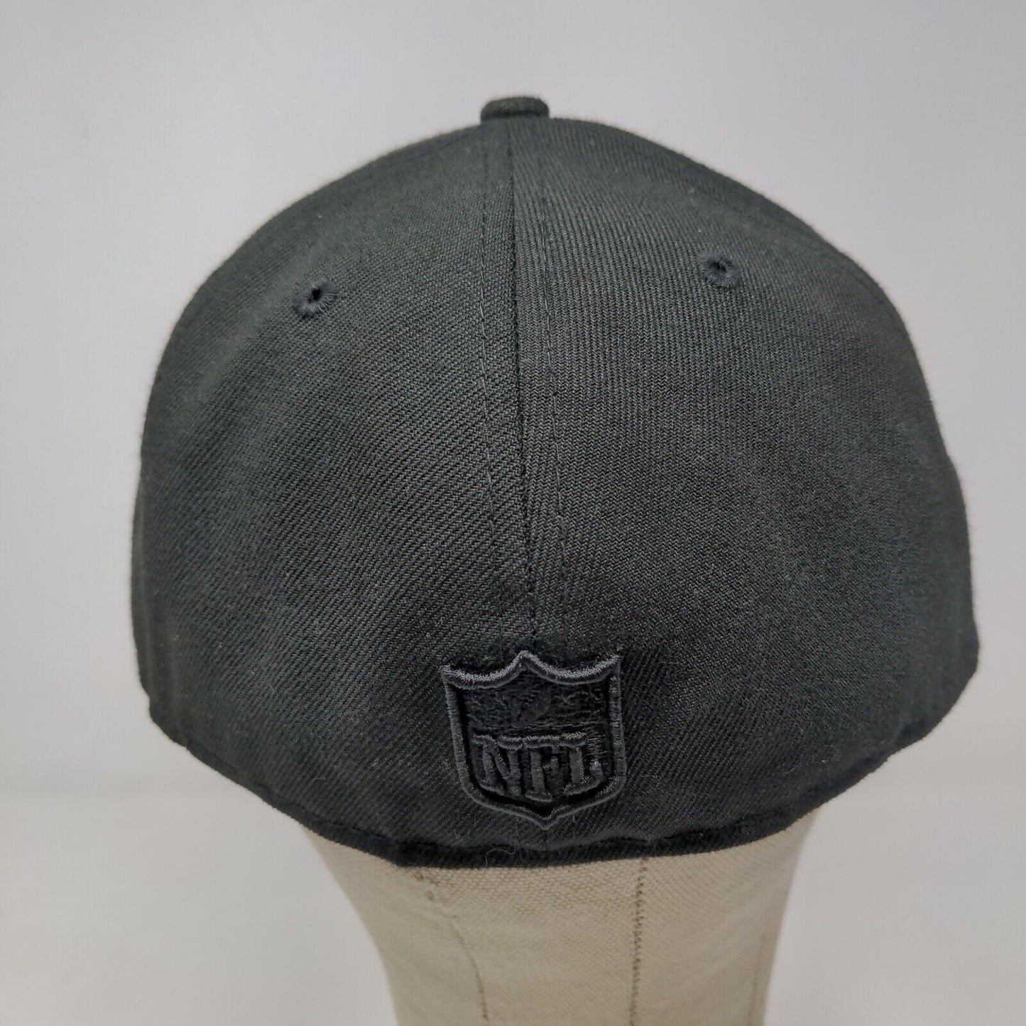 New Era Men's Fitted Hat 59Ffity Black Size 7 5/8 Indianapolis Colts Logo NFL