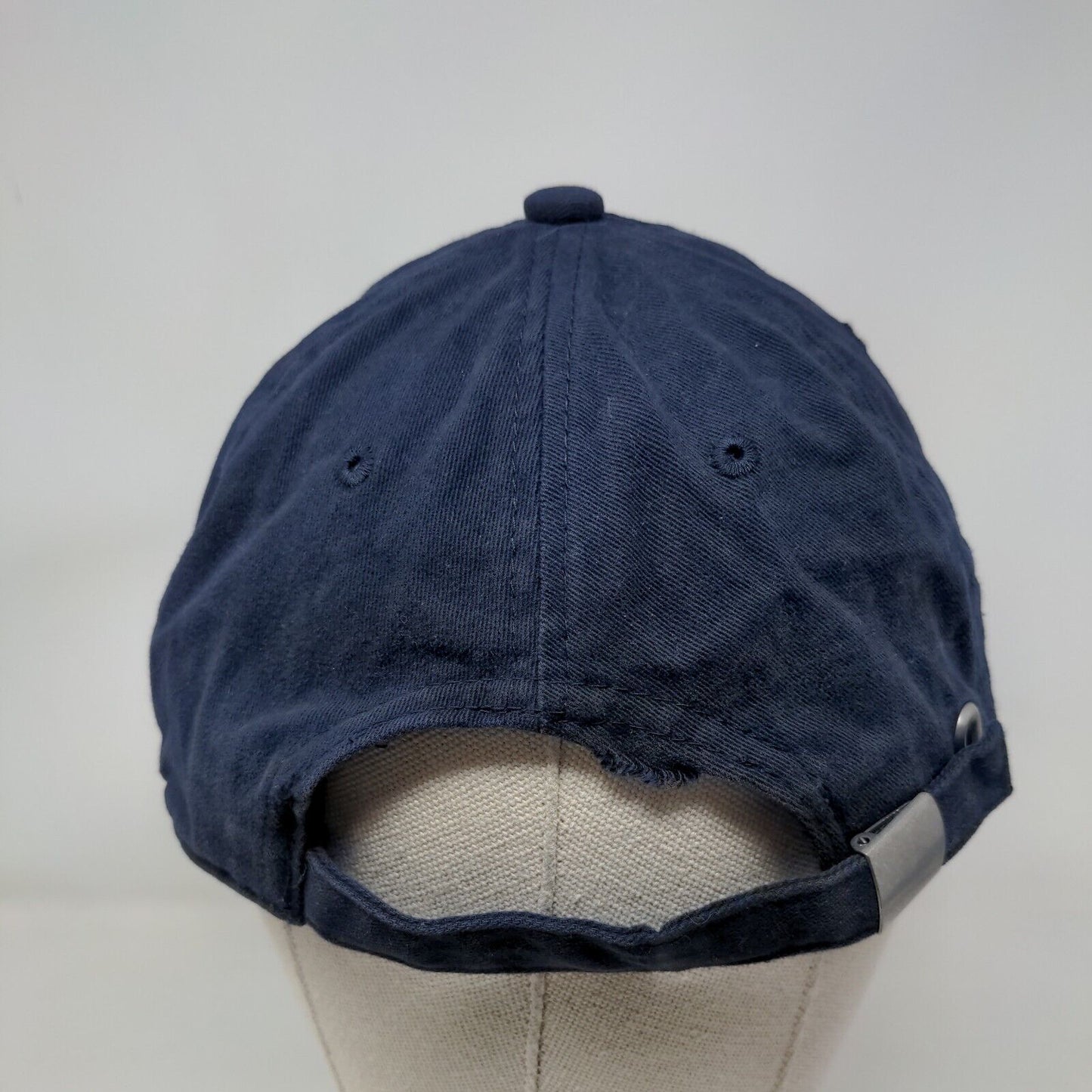 Gap Floral Logo Patch Slideback Hat Blue One Size Adjustable Vent Holes