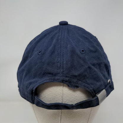 Gap Floral Logo Patch Slideback Hat Blue One Size Adjustable Vent Holes