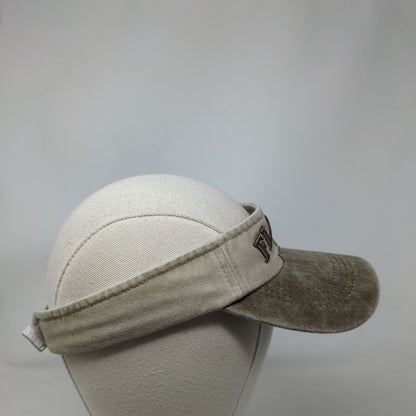 Florida Est. 1845 Strapback Sun Visor Tan OSFM Adjustable Embroidered Logo