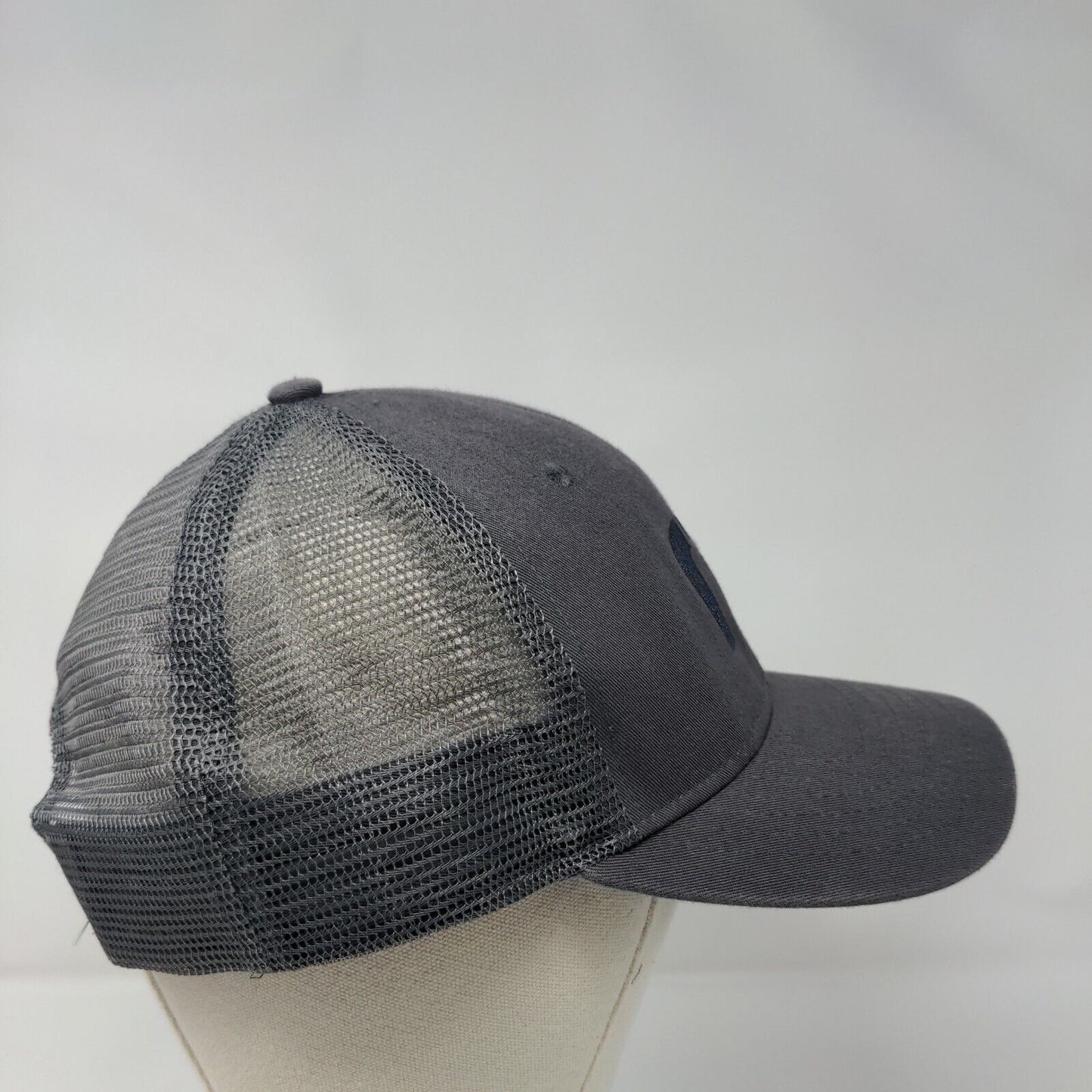 Travis Matthew Snapback Trucker Hat Gray OSFM Adjustable Mesh Back 6 Panel