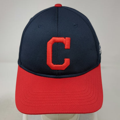OC Sports MLB Cleveland Guardians Baseball Cap Blue Red One Size Mesh Strapback