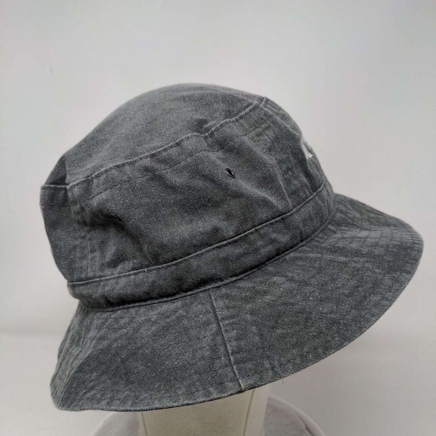 Highland Lakes Camp & Conference Center Bucket Hat Gray L/XL Fahrenheit
