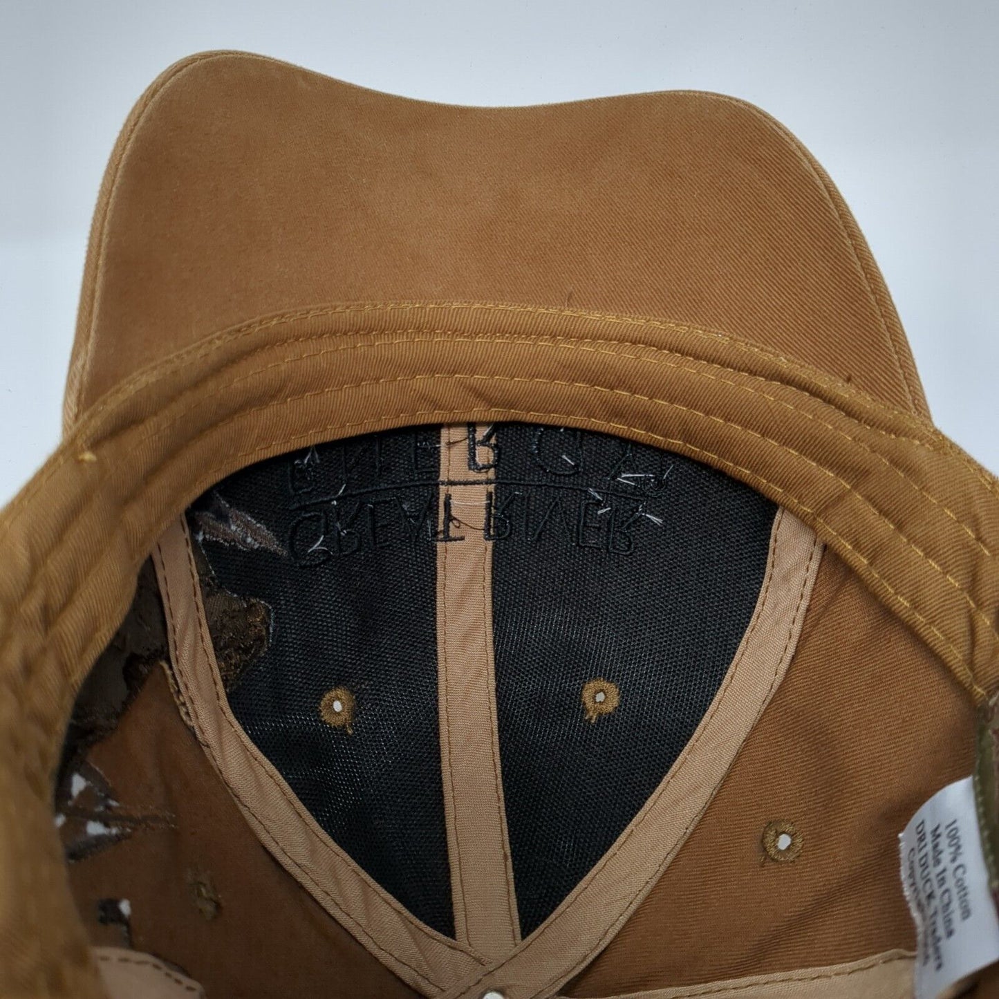 Great River Energy Strapback Hat Brown OS Adjustable Wildlife Series Dri-Duck