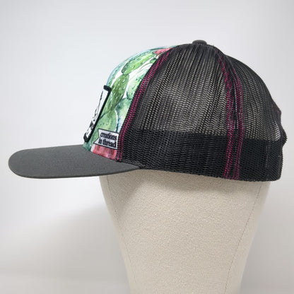Creations in Thread Trucker Hat Gray One Size Idaho Equine Hospital Floral