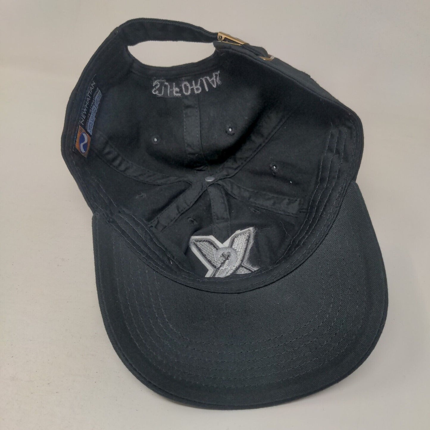 Suforia Slideback Hat Black OSFA Embroidered Adjustable Newhattan