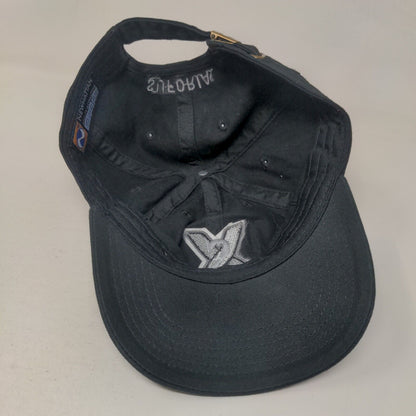 Suforia Slideback Hat Black OSFA Embroidered Adjustable Newhattan