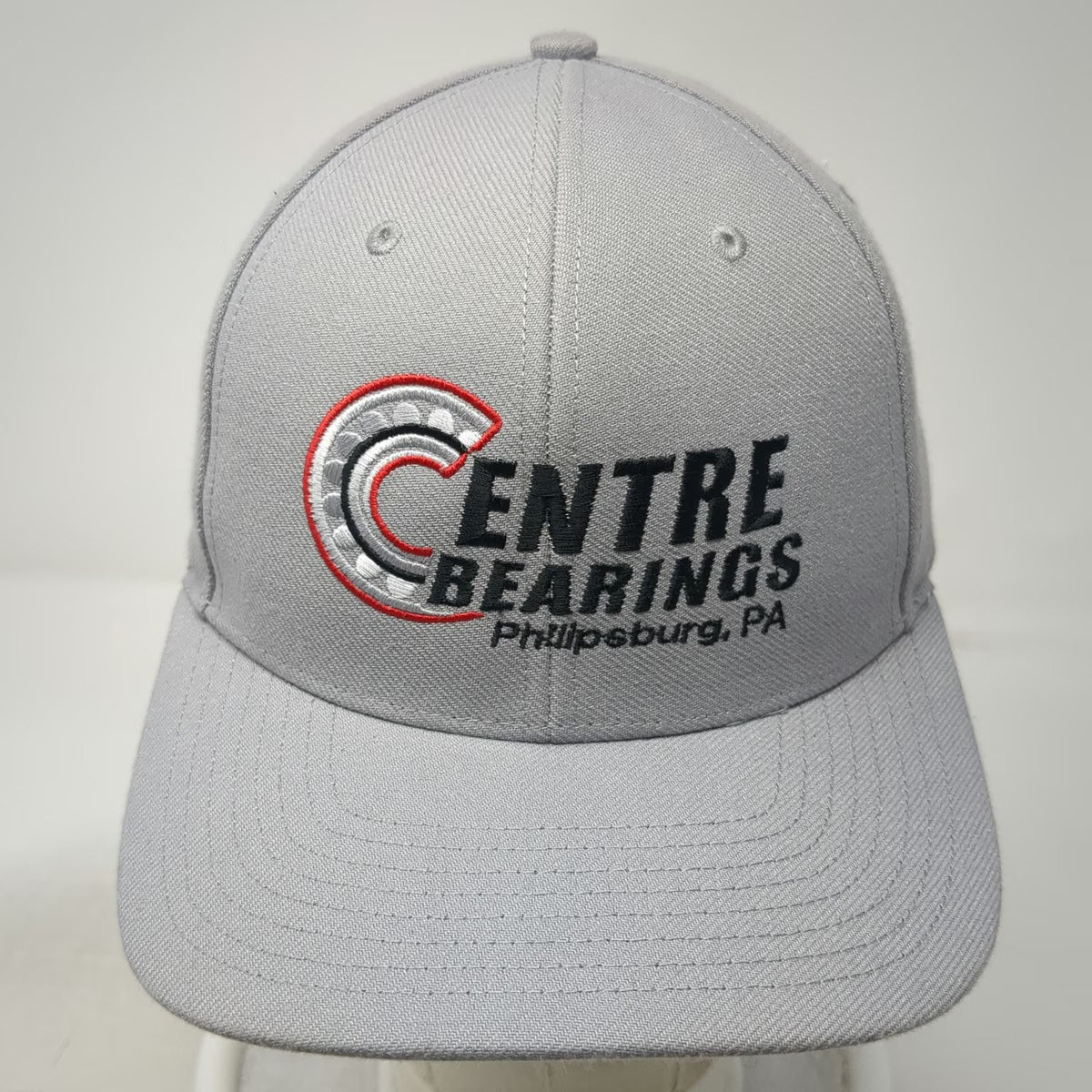 Richardson Baseball Cap Gray L Centre Bearings Philipsburg PA Strapback Hat