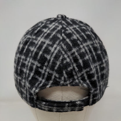 David And Young Strapback Hat Multicolor One Size Plaid 6 Panel