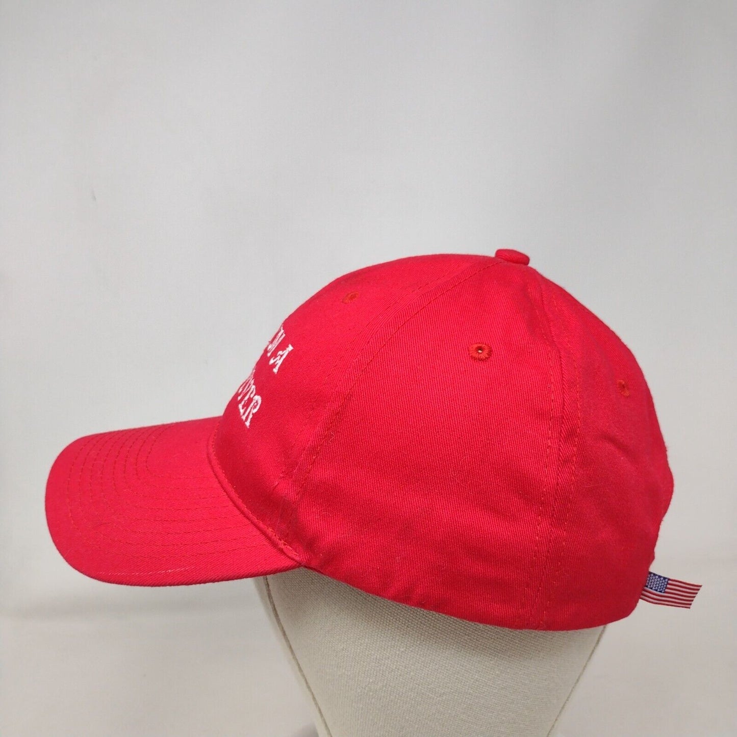 I'm A Believer Christmas Santa Strapback Hat Red One Size Adjustable Bayside