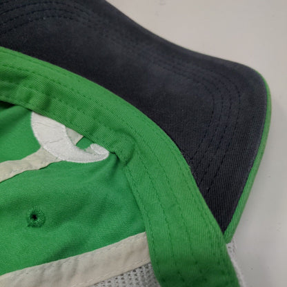 Costa Del Mar Strapback Meh Back Trucker Hat Green One Size Colorblock
