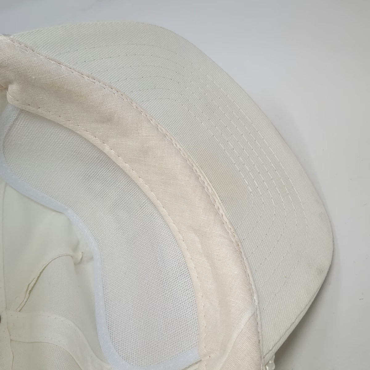 5 Panel White Red Gray One Size Rope Hat Snapback SEI Graphic Logo Cotton