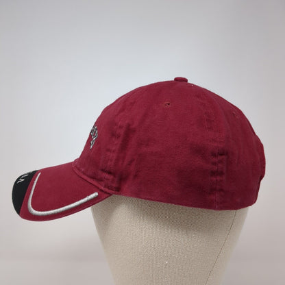 State Track 2013 IHSAA Slideback Hat Red One Size Adjustable Embroidered Cotton