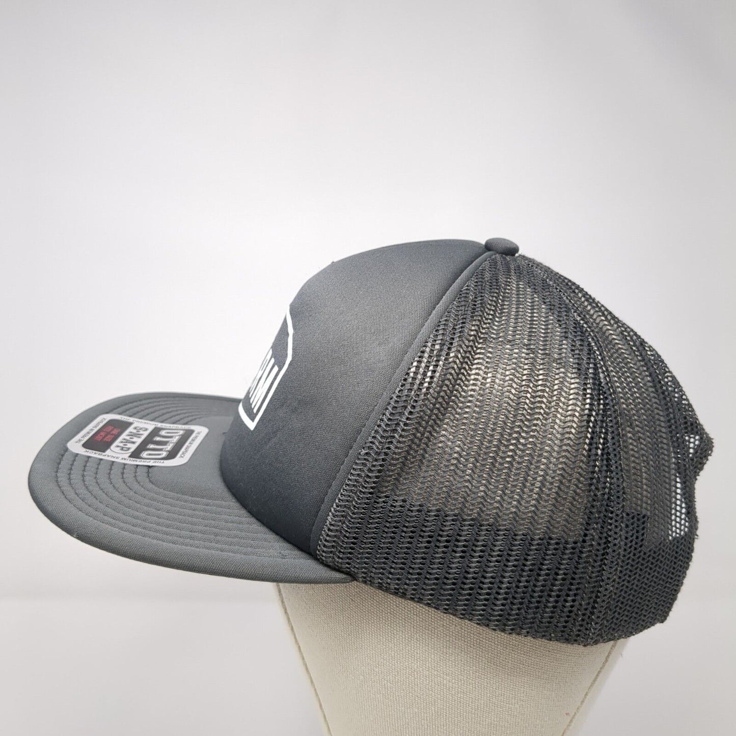 The Yardarm Snapback Trucker Hat Gray One Size Adjustable Mesh Back 6 Panel Otto