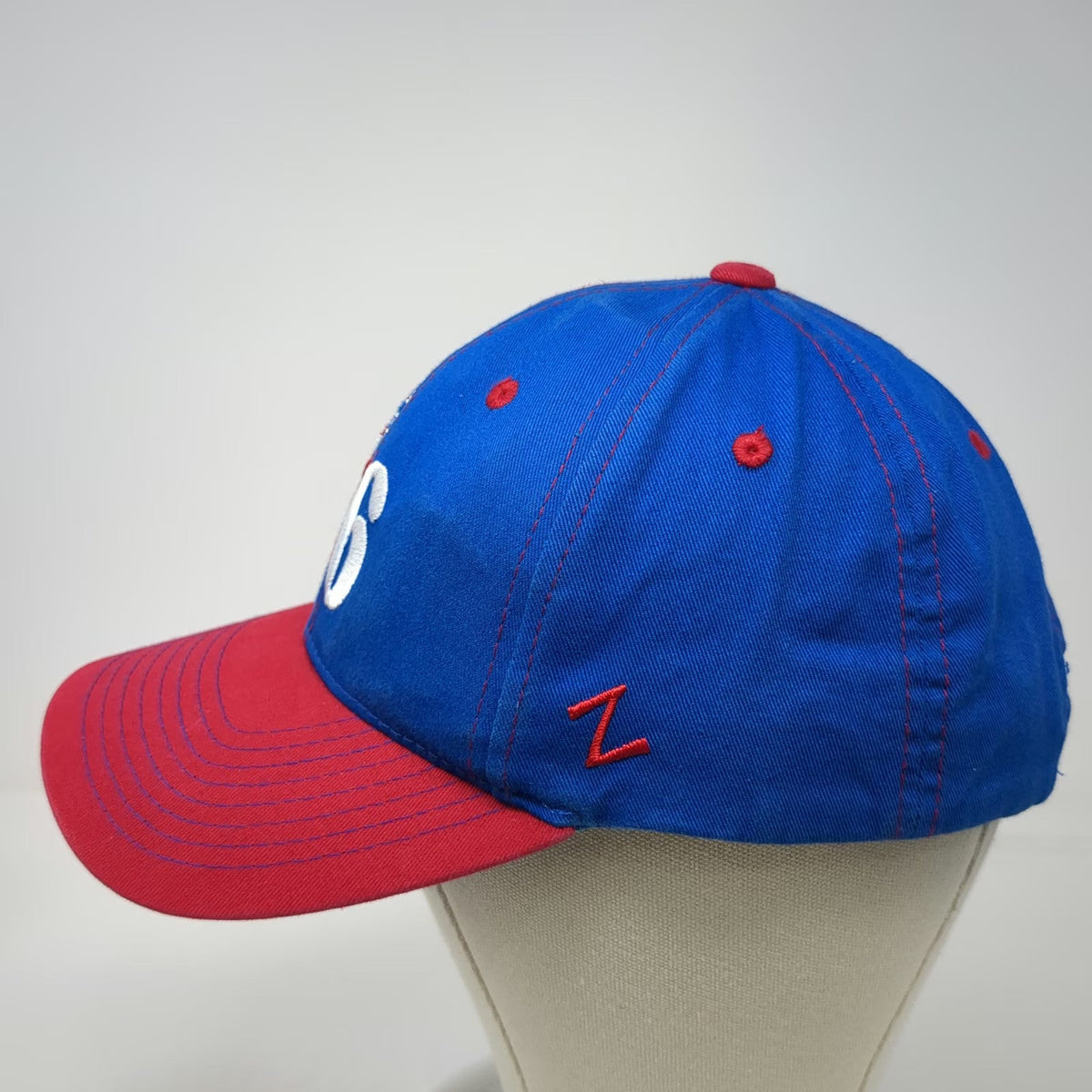 Philadelphia 76ers NBA Zephyr Snapback Hat Blue Red White One Size Cotton Star