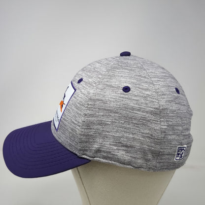 The Game Snapback Gray Purple One Size Family Foundation Tank Logo Patch Hat