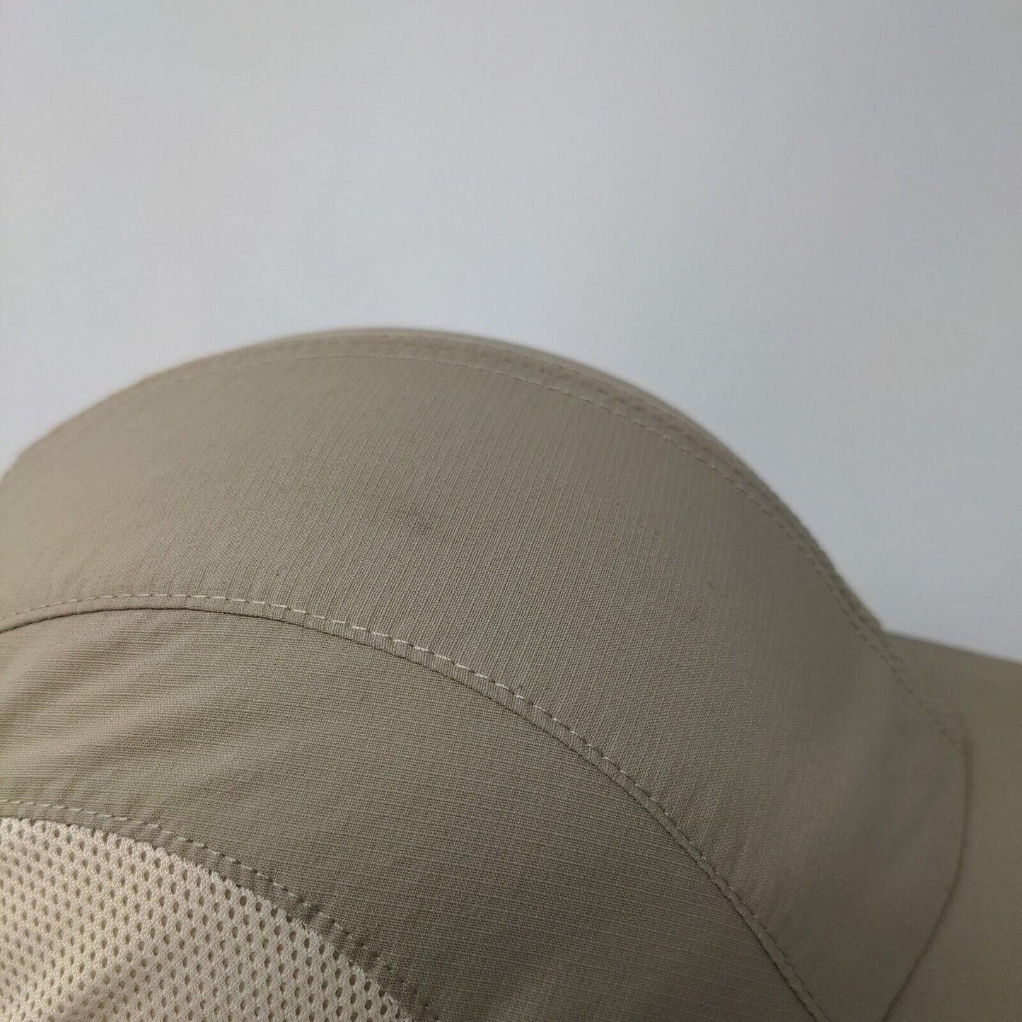 Gadiemkensd Strapback Hat Tan Large Adjustable Mesh Trim Embroidered