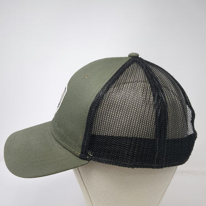 KÜHL Trucker Hat Green One Size Mesh Back Mountain Patch Snapback Curved Bill