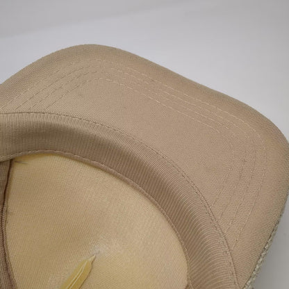 Sportcap AAA Drilling Elko Nevada Trucker Hat Beige OS Vintage Snapback Rope