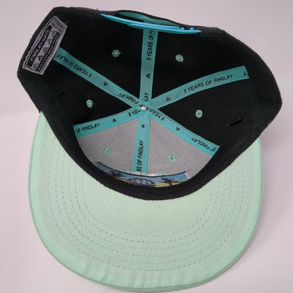 Grand Prix 2019 Findlay Snapback Hat Multicolor One Size Adjustable 6 Panel Rope