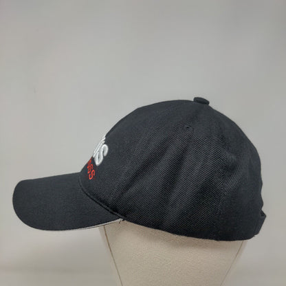 Jesus Is My Boss Strapback Hat Black One Size Embroidered Adjustable