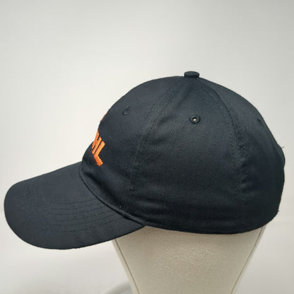 Stihl Outfitters Snapback Black Orange One Size Team Stihl Embroidered Hat