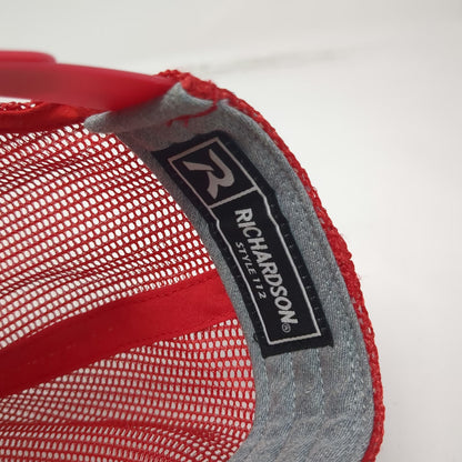 Richardson Trucker Hat Gray Red One Size Duck Dynasty Logo Mesh Snapback 112 Hat