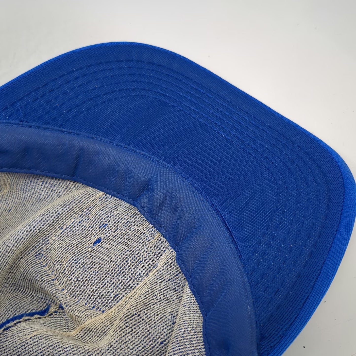 Bristol Fish Game Assoc Blue OS Trucker Hat Snapback USA Fishing Hat Vintage