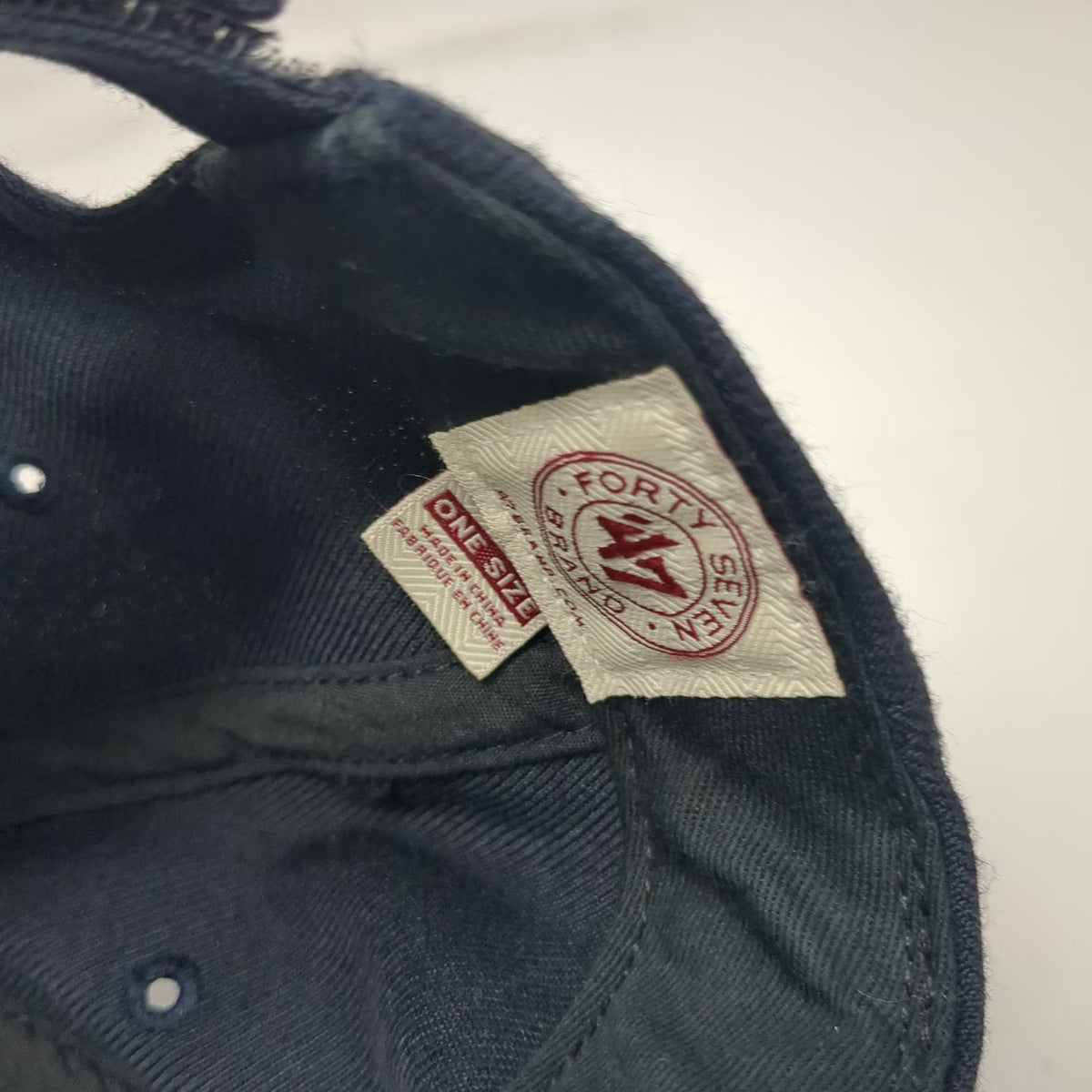 '47 New York Yankees MLB Baseball Cap Blue OSFM Strapback Wool Blend Hat