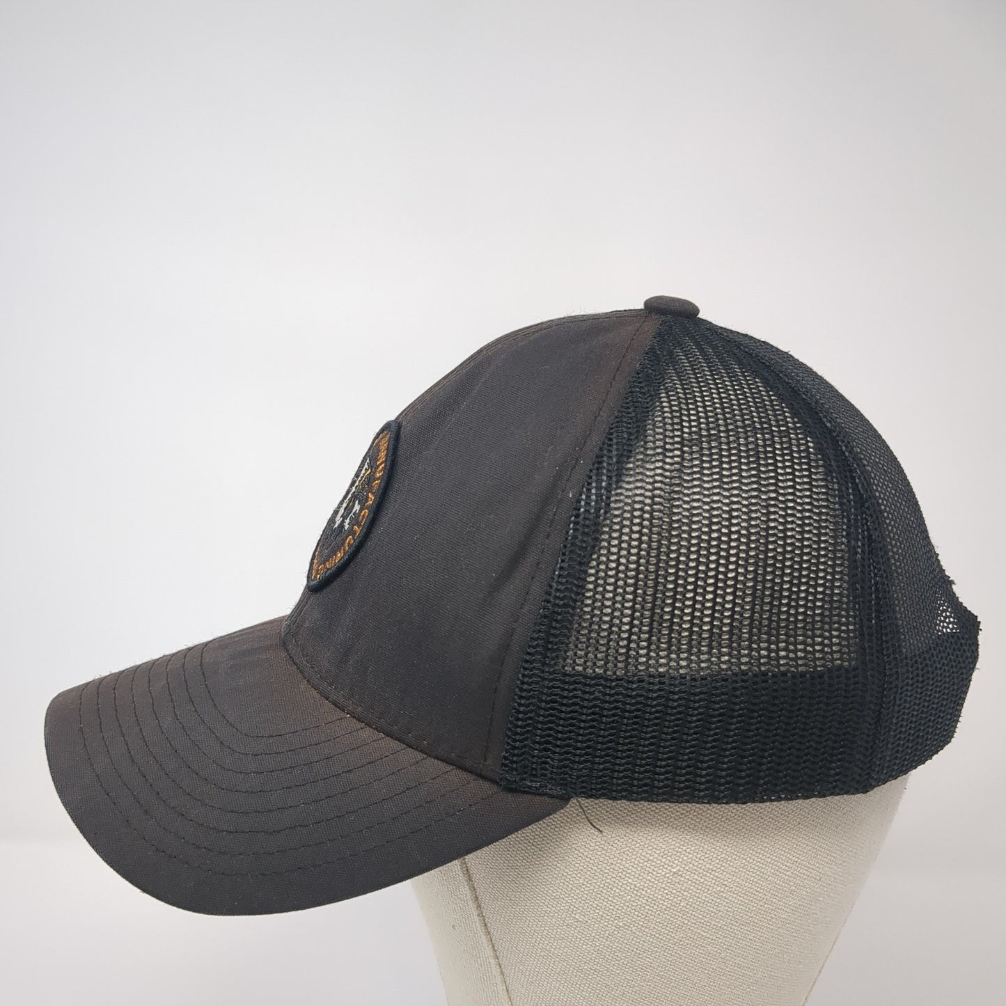 Brixton Manufacturing Company Patch Snapback Trucker Hat Black One Size