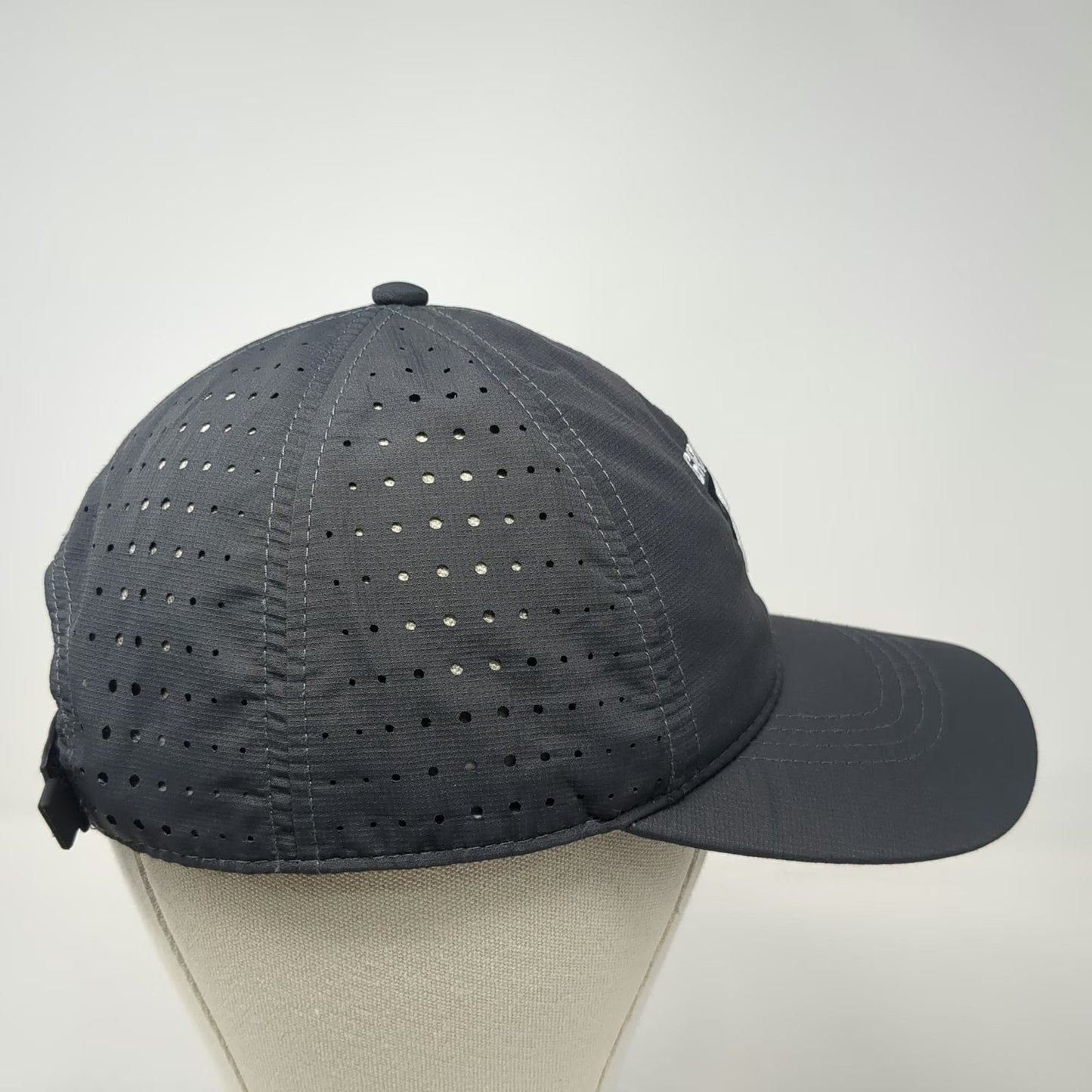 Pacific Headwear Baseball Cap Gray One Size Perforated Grit & Glue Polyester hat