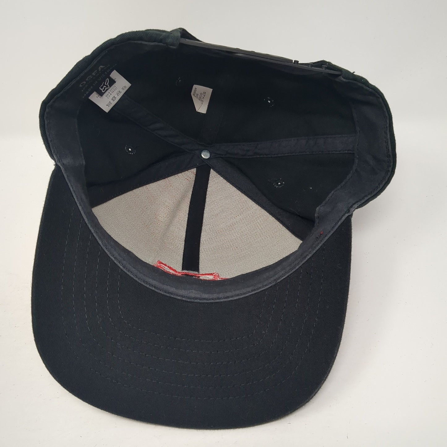 Fox Logo Snapback Hat Multi One Size Adjustable Embroidered Colorblock