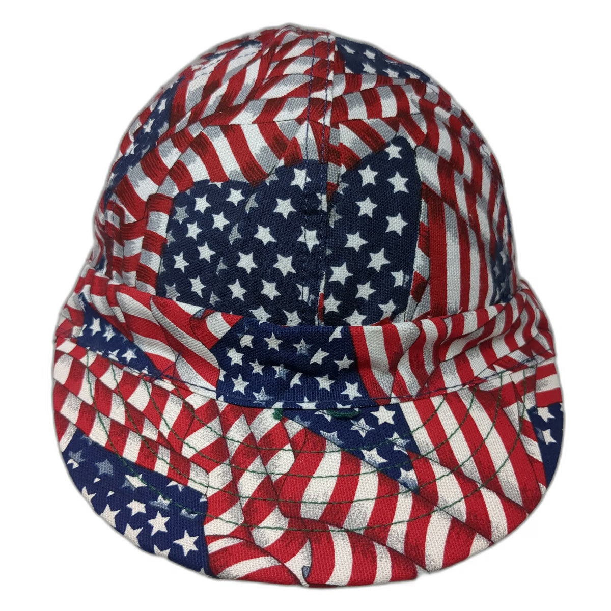 Kromer Baseball Cap Red Blue White 7 3/8 American Flag All Over Print Hat USA