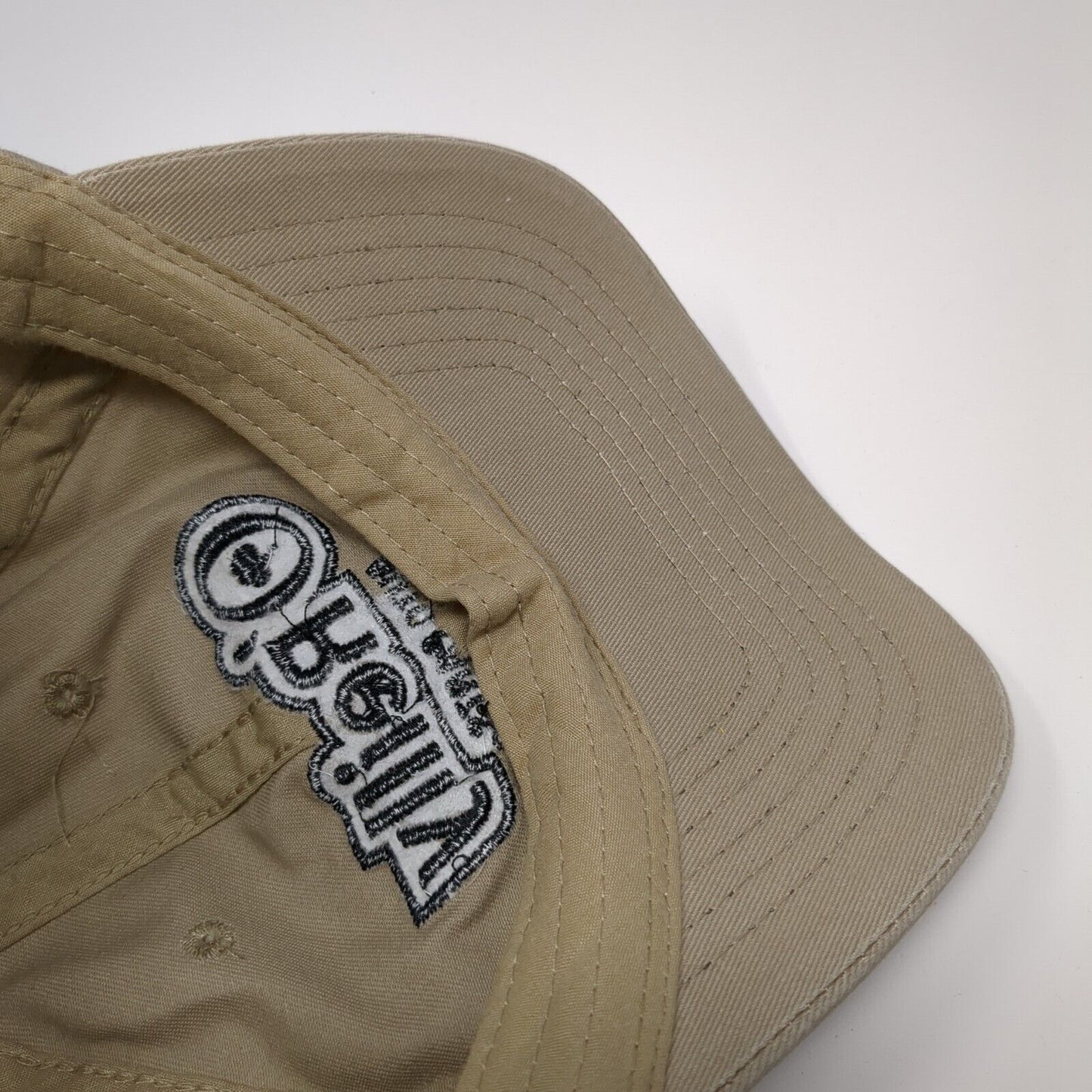 O'Reilly Auto Parts Strapback Hat Tan One Size Embroidered Adjustable