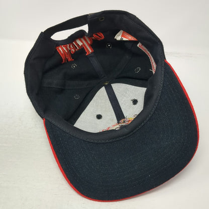 Marlboro Baseball Cap Black Red Vintage Rock Lizard Adventure Team Wool Hat