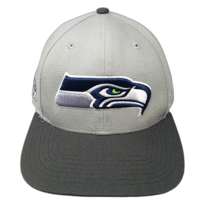 Seattle Seahawks NFL '47 Brand Gray Black One Size Cap Super Bowl XLIX Flat Hat
