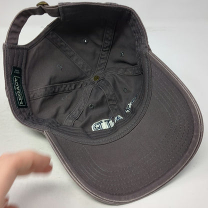 Legacy Baseball Cap Gray One Size Blair Academy Cotton Slideback Adjustable Hat