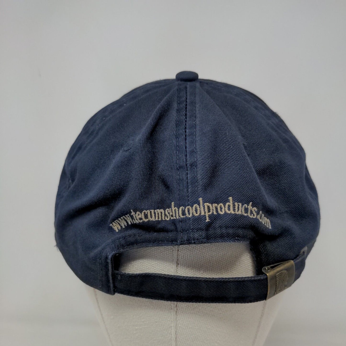 Tecumseh Cool Products Men's Slideback Hat Blue Adjustable Embroidered Logo