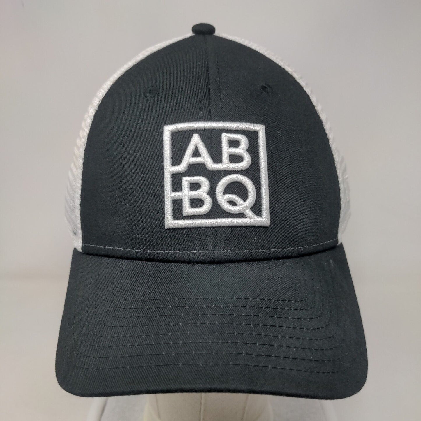 ABBQ Snapback Mesh Back Trucker Hat Multi One Size Embroidered Colorblock